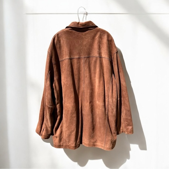 🌻VINTAGE Wilson's Leather x Pelle Studio HEAVYWEIGHT Brown Leather Jacket XXL - Picture 6 of 14